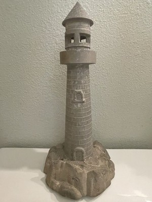 Classic Lighthouse Concrete Garden Or Home Statue