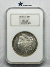 1878 S Morgan SIlver Dollar NGC MS63