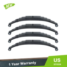 7000lbs Tandem Trailer Axle Suspension Kit 6 leaves 3500lbs Double Eye Spring