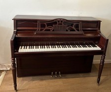 Bergmann Upright Console Piano 43" Cherry Satin