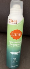 Lume Whole Body Women's Spray Deodorant Aluminum Free Fresh Alpine 3.6 oz