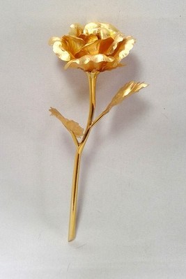 Kd Links 24K Gold Foil Rose - 6 Inch -  Card test report included.