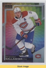 2020-21 O-Pee-Chee Platinum Rainbow Color Wheel Brendan Gallagher #128 READ hj3