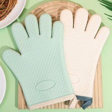 Anti-scald Microwave Gloves High-temperature Resistant Oven Glove Baking Mitts S