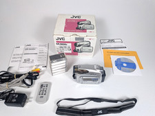 JVC GR-D650U Mini DV Digital Video Camera 700x Digital Zoom Silver In Box READ
