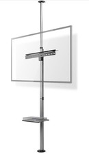 Floor to Ceiling TV Mount Telescopic Stand Holder 70" 30kg Shelf MISSING SCREWS
