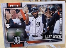 2026 Topps Celebration RILEY GREENE #209 Dugout Peeks SSP Variation Tigers mint