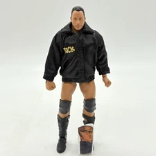 WWE Elite Collection The Rock n' Sock Connection Rock Action Figure w/ Sock 2011