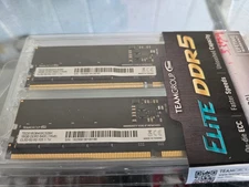 TEAMGROUP Elite DDR5 32GB Kit (2x16GB) 6400Mhz PC5 Server ECC TED516G6400C52BK