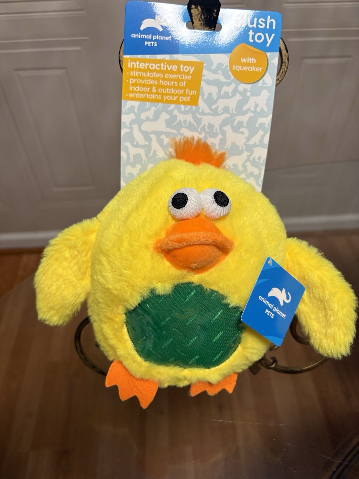 Brand New Animal Planet Sloth 8&rdquo;   Chicken Pet Dog Toy with Squeaker .