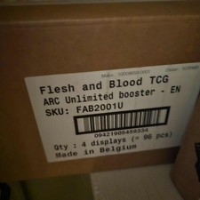 Flesh And Blood Arcane Rising Unlimited Booster Box Case (4 boxes) Sealed