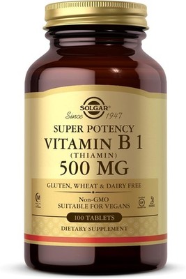 Vitamin B-1 Thiamin Supplement 500mg for Metabolizing Proteins and Fat