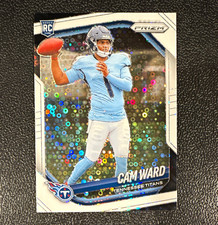 Panini Prizm Cam Ward Rookie RC #356 Tennessee Titans White Disco Refractor