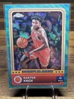 2024 Topps Chrome McDonald's All American Basketball Aqua Wave Refractor Karter Knox #39