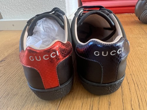 Neu GUCCI Damen ACE Sneakers - Schwarz 38 - Bild 3 von 8