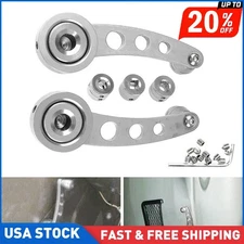 2pcs Car Manual Window Winder Crank Door Handle Knob Fits 1984-2000 Honda Civic