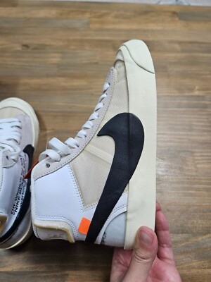 Size 4 - Nike Blazer Mid x OFF-WHITE The Ten 2017 887230775362| eBay