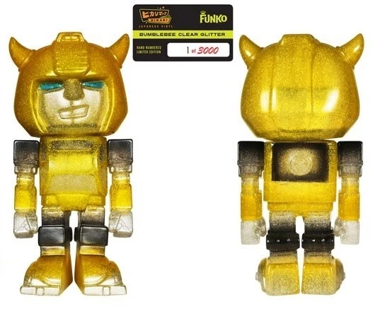 Figura Vinilo Premium Funko Hikari Transformers Bumblebee Brillo Transparente Foto 2 de 4