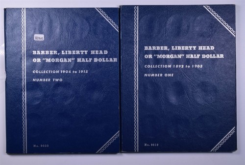 1892-1915 Barber, Liberty Head, or Morgan Half Dollar Empty Whitman Folder