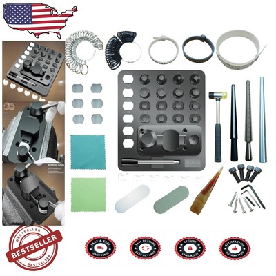 Ultimate Jewelry Maker s Tool: Ring Bender with Precision Dies and Accessories