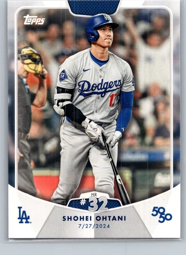 Topps Shohei Ohtani 50/50 Set Base Card - Home Run #32, Card #57