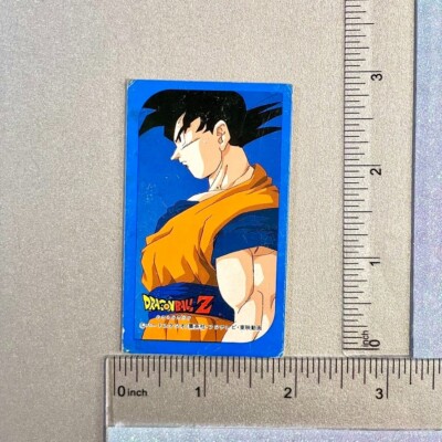 Son Goku Menko Card Dragon Ball Z Super Saiyan Vintage Jump TCG