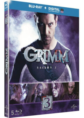 Grimm (Season 3) NEW Cult Blu-Ray 5-Disc Box Set Norberto Barba David Giuntoli
