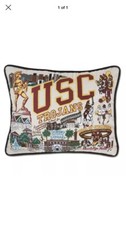 Cat Studio UNIVERSITY of SOUTHERN CALIFORNIA USC Pillow NWT NCAA ChampsFootball