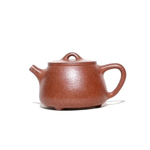 Marked Tea Pot Real Yixing Zisha Shipiao Pot Three Feet Handmade Jiangpo Clay - Picture 3 of 12