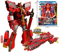 Tobot V Galaxy Detectives Commander Universe Transforming Ship Robot Figure Toy