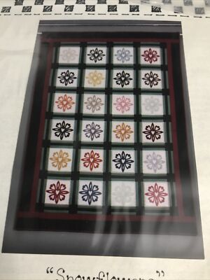Snow Flowers Quilt Pattern by Starry Pines Pattern Co