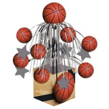 Basketbal Table Centrepiece Cascade Slam Dunk Birthday Sport Party Decoration