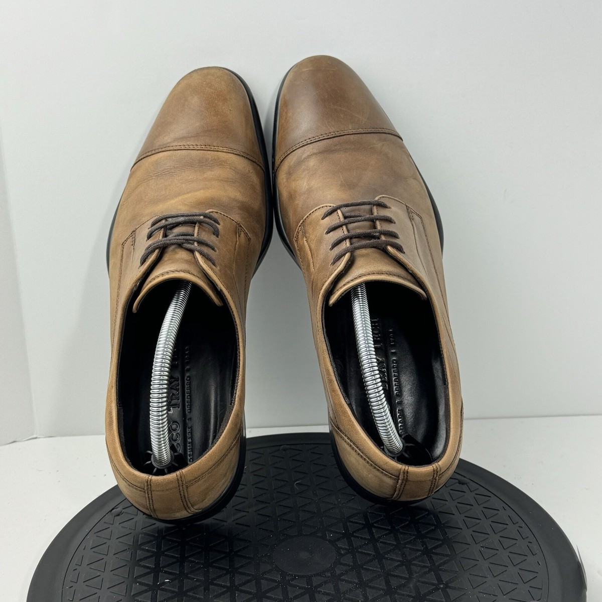 ECCO Tray Tech Mens EU Size 42 (US 8/8.5) Brown Leather  display picture 1