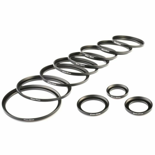 K&F Concept 11 in 1 Step Up Ring Set For Canon Nikon DSLR Cameras Lens - Picture 2 of 8