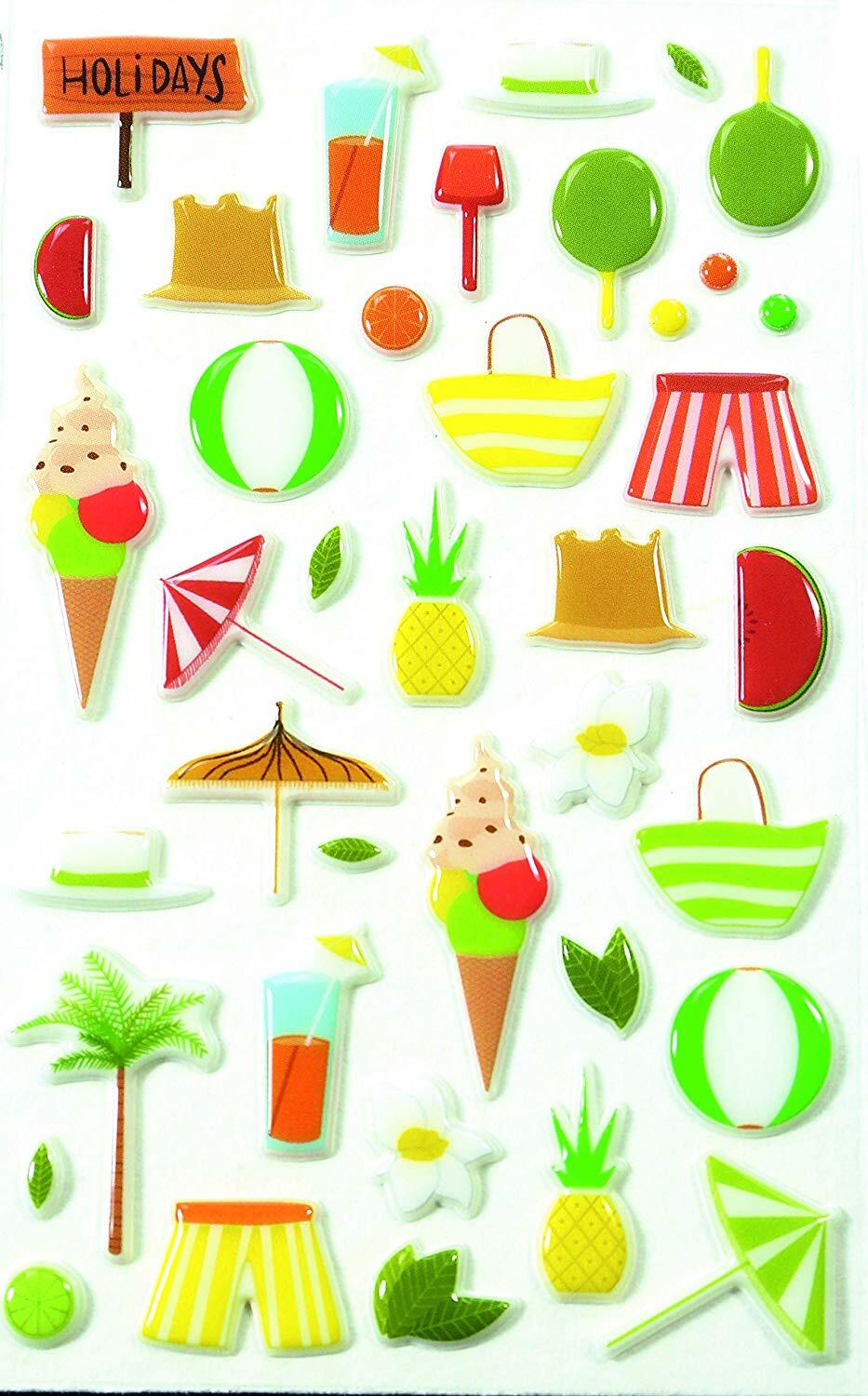 Maildor 3D Sticker Cooky - 10 Bögen Mit 210 Stickern, Pinguin-Motiv, Für Kinder Ab 4 Jahren, Bastelspaß Garantiert