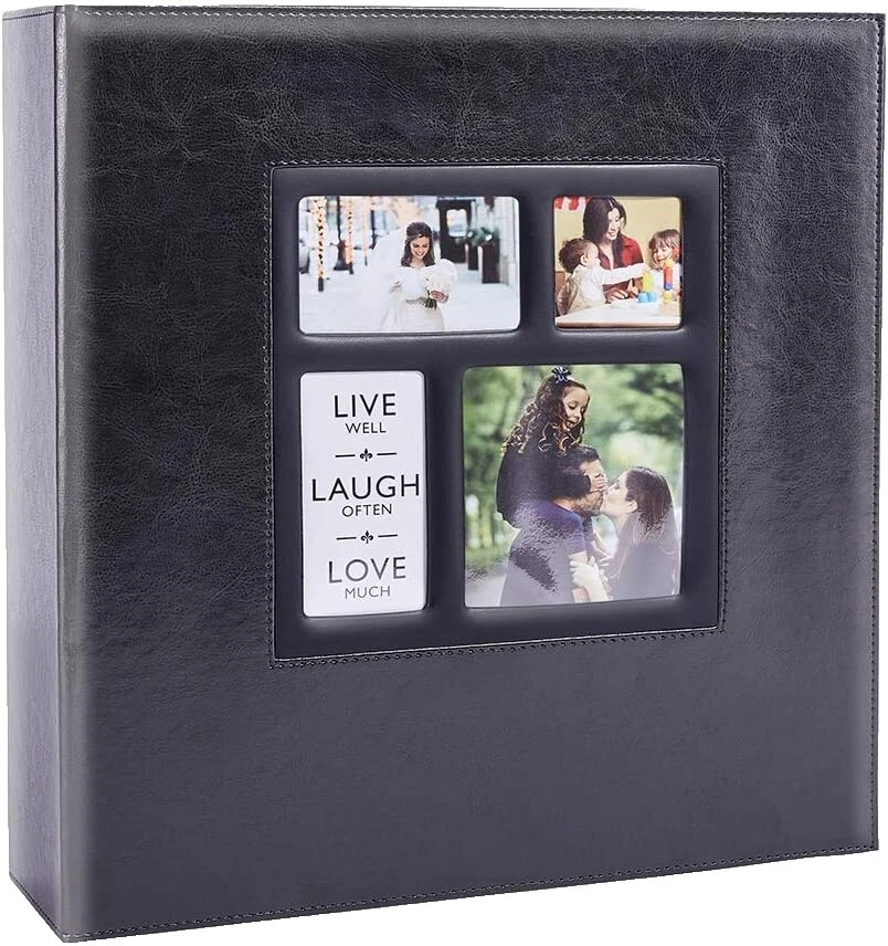 Black Photo Albums & Boxes