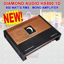 DIAMOND AUDIO HX800.1 MONOBLOCK 800W RMS SUBWOOFERS SPEAKERS BASS AMPLIFIER NEW!