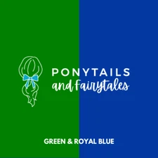 Green & Royal Blue Hair Accessories