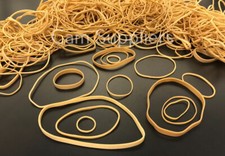 Image of Assorted Mixed Size Elastic Rubber Bands Various Different Strong Varied Mixture