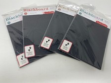 Cosmo Cricket The Original Blackboard Chipboard 4 Sets Scrapbooking Shapes ABC