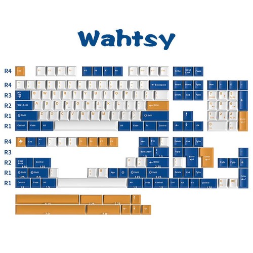 Wahtsy WAZI Double Shot ABS Cherry Profile Keycap Set For Mechanical Keyboard - Picture 5 of 5