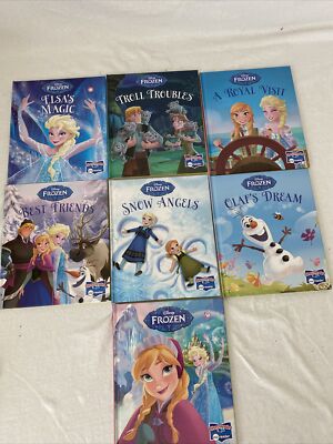Disney Frozen Electronic Me Reader Story Reader 7-books only