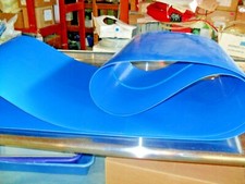 Conveyor Belting Blue Plastic 134" od x 18" height, spline in the middle 