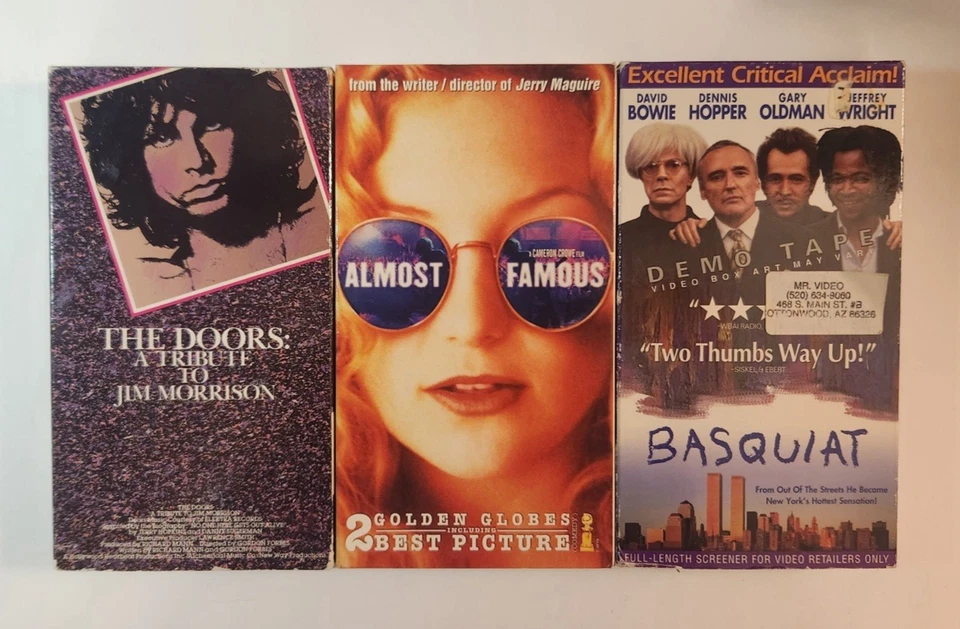 Lot of Music/Concert/Art VHS Tapes Frank Zappa, Pink Floyd, Doors, Beatles Foto 2 de 2