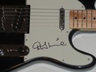 DENNY LAINE SIGNED BLACK ELECTRIC GUITAR WINGS THE MOODY BLUES JSA COA  — photo 2