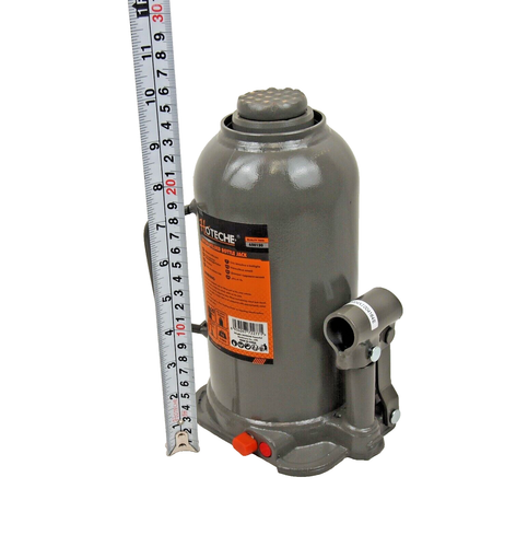 HOTECHE 20 Ton Hydraulic Bottle Jack Manual Pump Welded Base 650120 - Picture 2 of 7