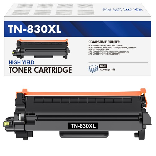 TN830XL Toner Cartridge for For Brother TN830 HL-L2405W MFC-L2760DW MFC-L2820DW - 第 1/3 張圖片