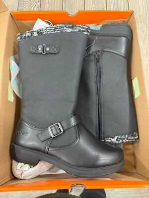 Porto Womens Waterproof Black Boots W6 Iceland Style Medium Fit Size 9