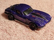 INCREDIBLE HOT WHEELS 1979 CHEVY CORVETTE STINGRAY 327 CC ENGINE PURPLE/BLACK 