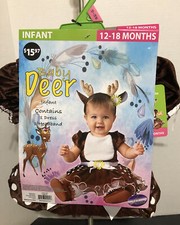 Seasons - Baby Deer 2 Piece Costume Infant 12 - 18M New Halloween/Dress Up